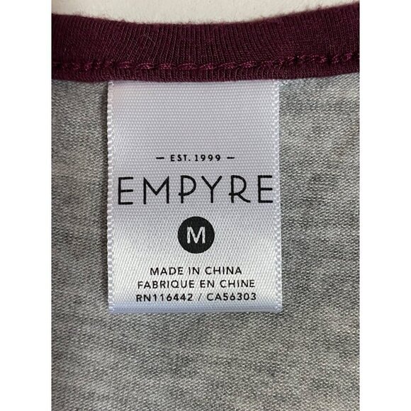 Empyre Vintage 2 Pc Crop Tops Gray and Striped Women’s Size Medium - Picture 6 of 12